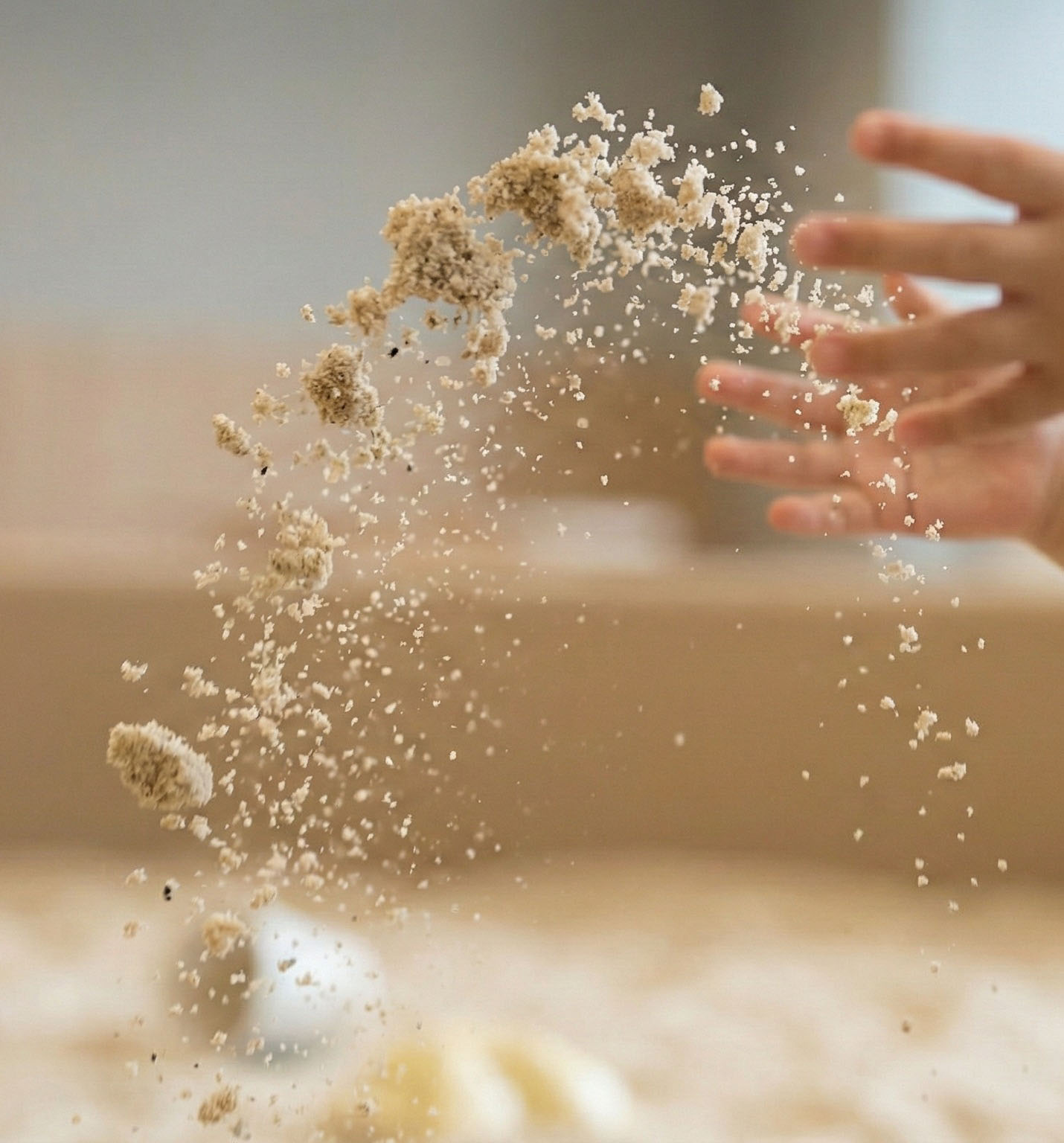 Sand as seen from above